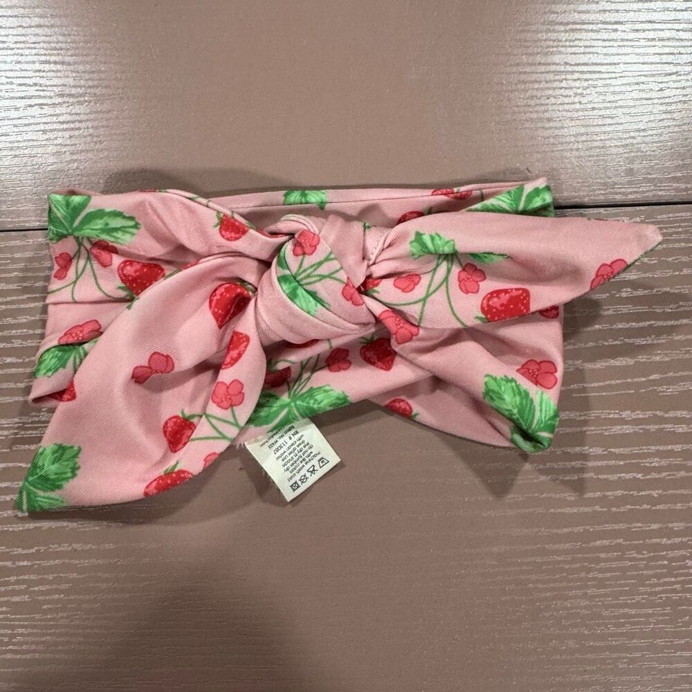 Kate Quinn Strawberry Swim Headband Size Medium